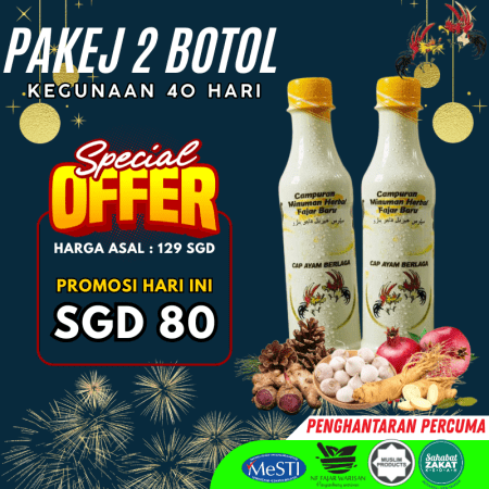 2 tonik ayam berlaga SGD